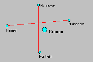 Grobe Landkarte